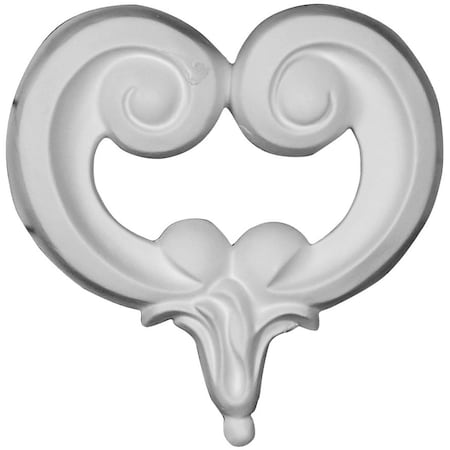 Ekena Millwork 4 3/4"W x 4 3/4"H x 5/8"P Eaton Onlay ONL05X05X01EA